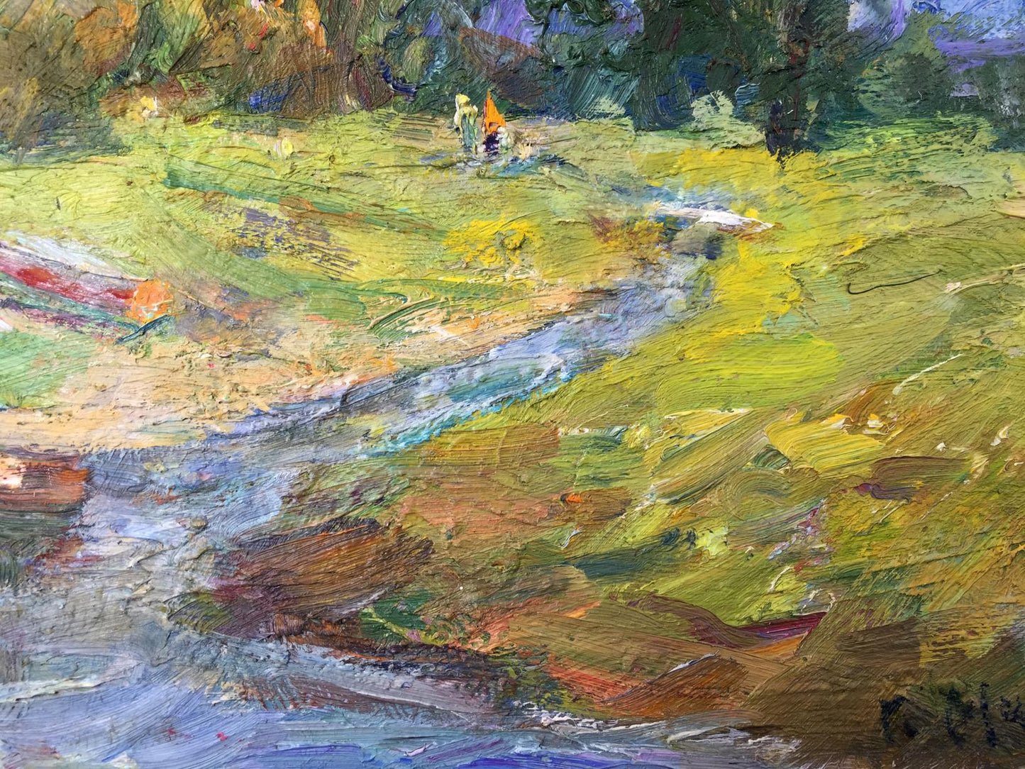 Oil painting Warm summer Minsky Grigory Semenovich