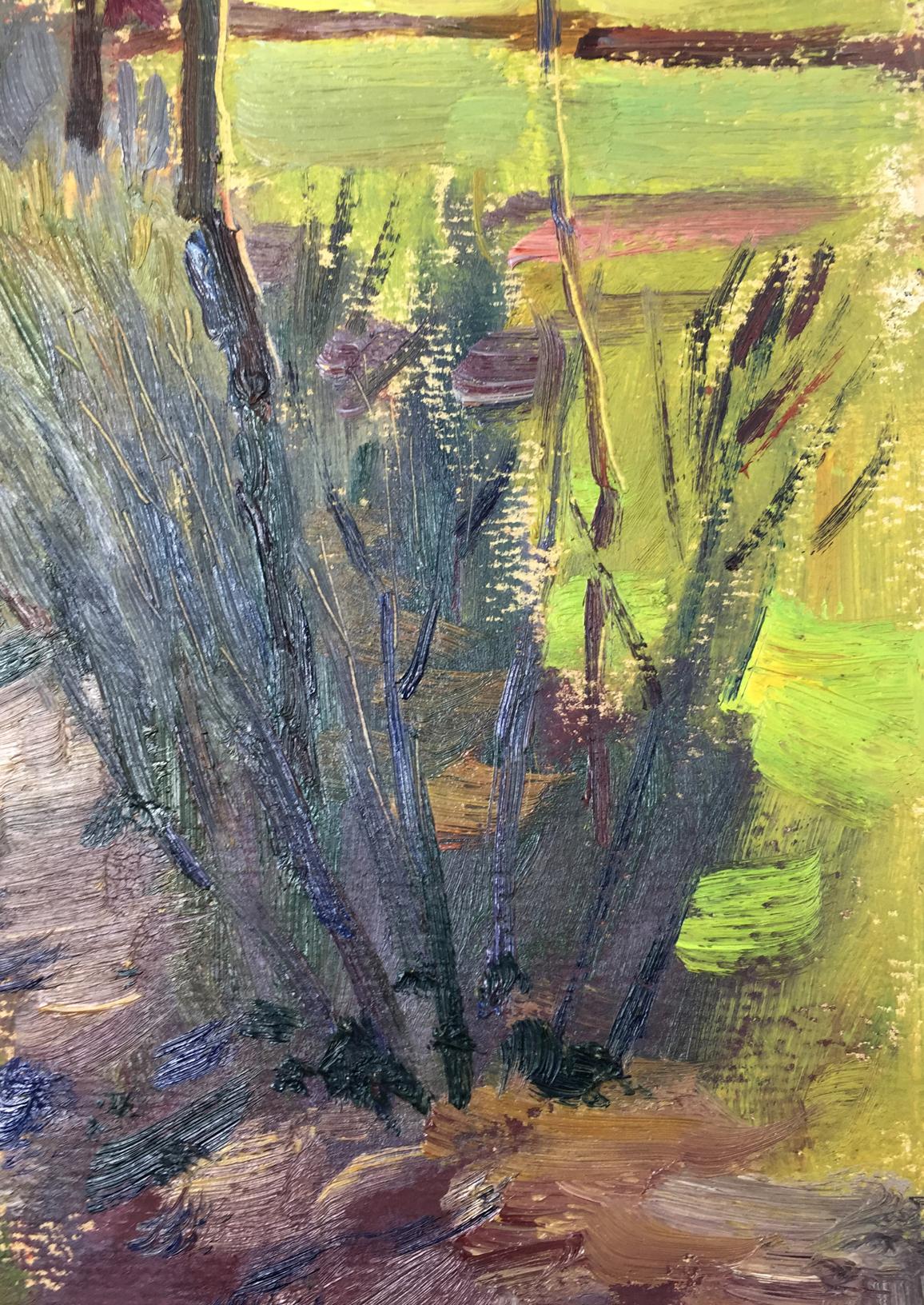 Oil painting In the park Evgeny Nikolaevich Tkachenko