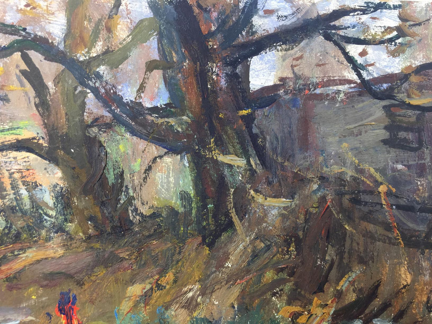 Oil painting Autumn Petrashevsky Stanislav Vasilievich