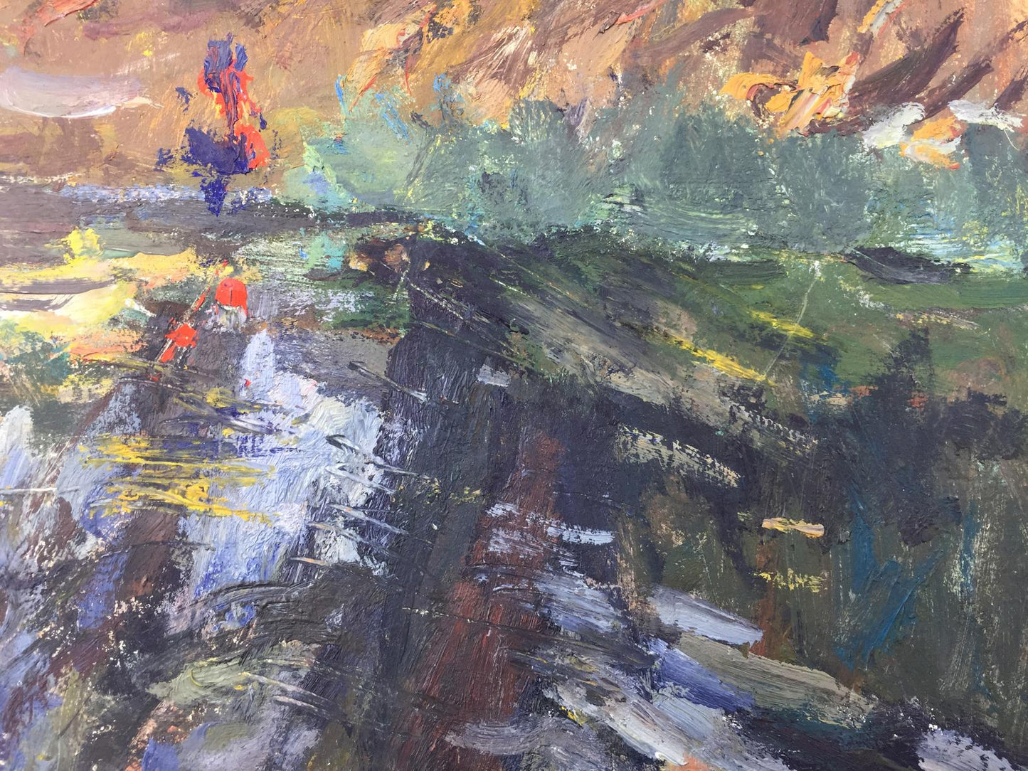Oil painting Autumn Petrashevsky Stanislav Vasilievich
