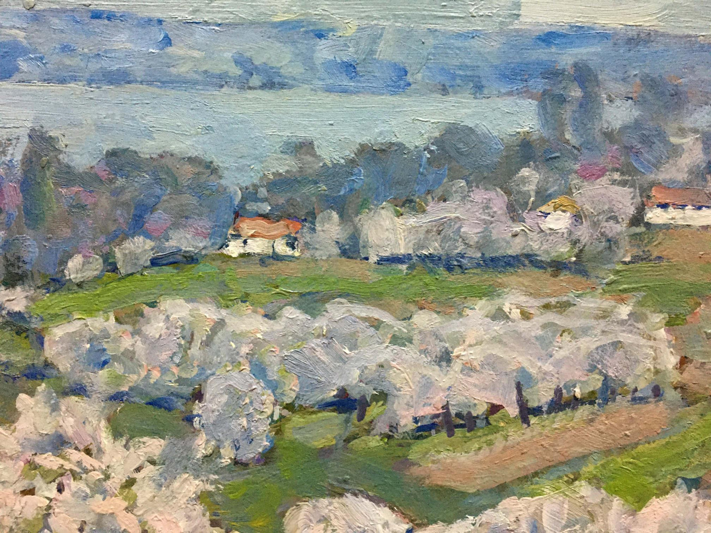 Oil painting Spring landscape Georgy Kolosovsky