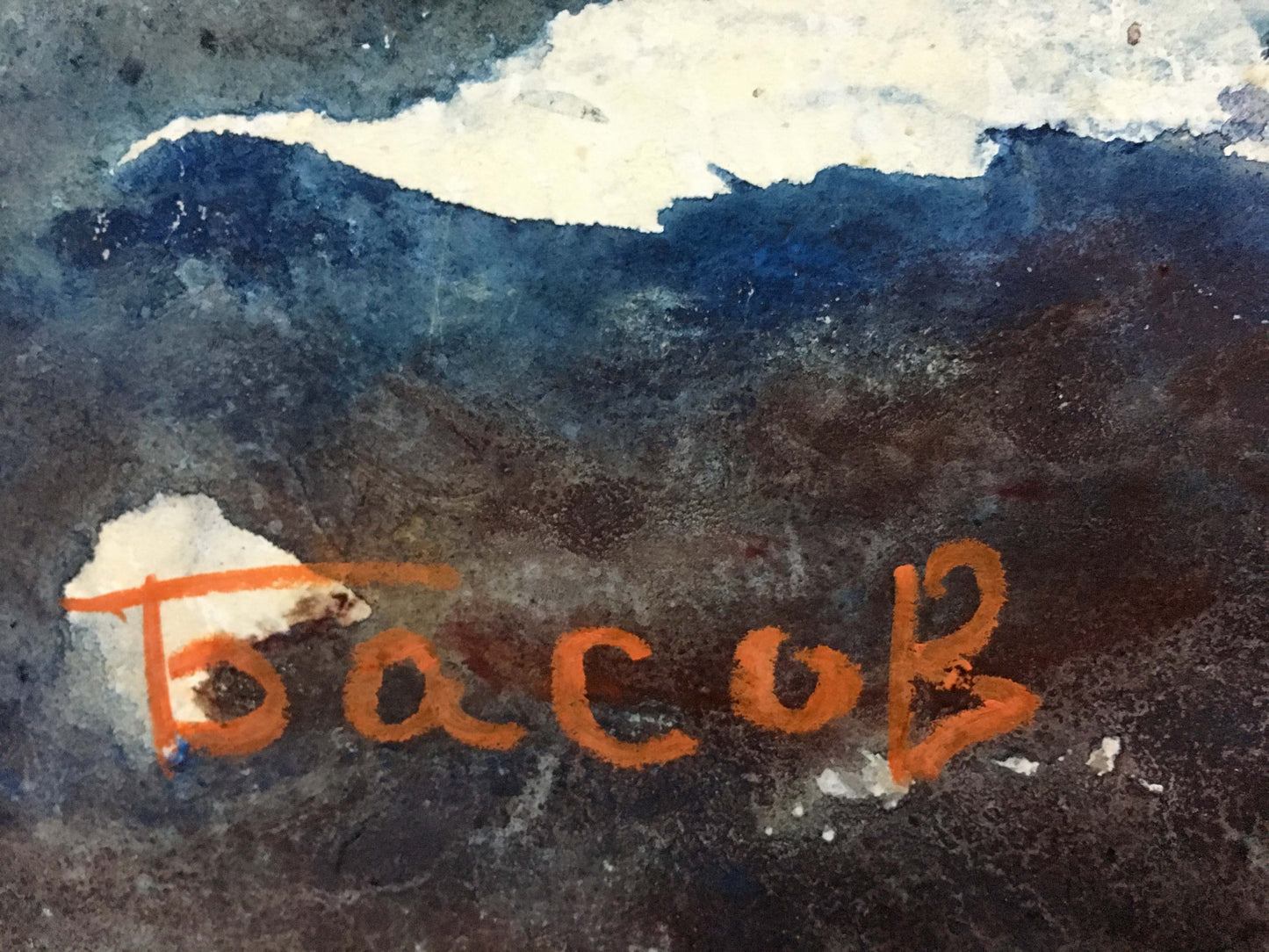 Yakov Alexandrovich Basov's oil painting capturing a winter landscape