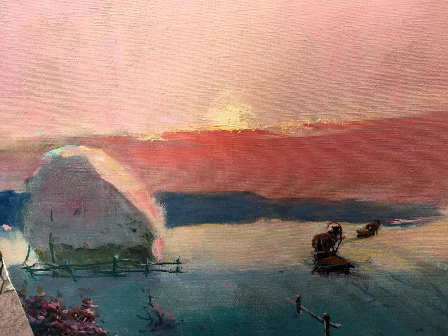 Oil painting Frosty Nestor Mitrofanovich Kizenko