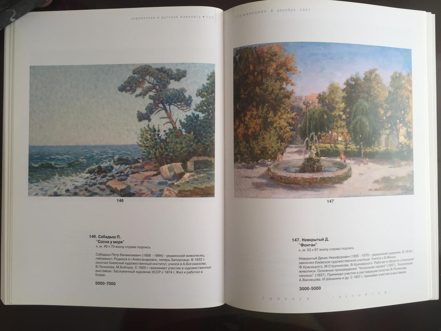 A park brought to vivid life in oil by Nevkrytyy Denys Nykyforovych