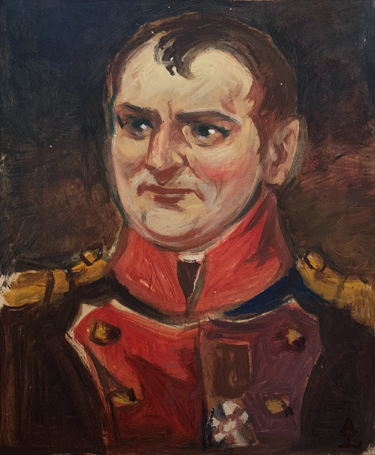 Oil painting Bonaparte Alexander Arkadievich Litvinov
