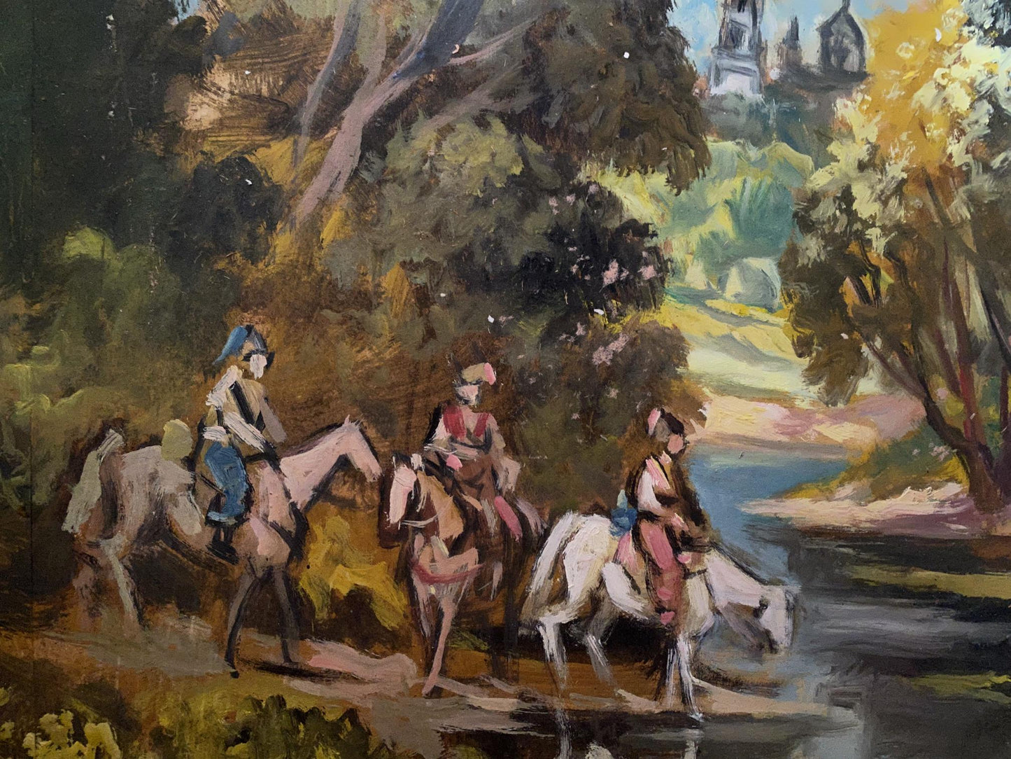 In this artwork, Litvinov depicts the serene beauty of the natural landscape