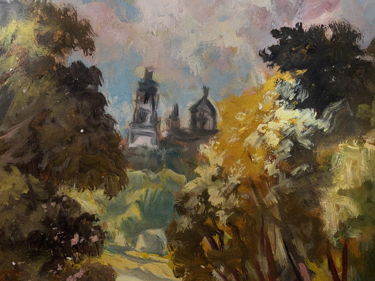 Litvinov's oil painting invites viewers to imagine themselves in the peaceful setting