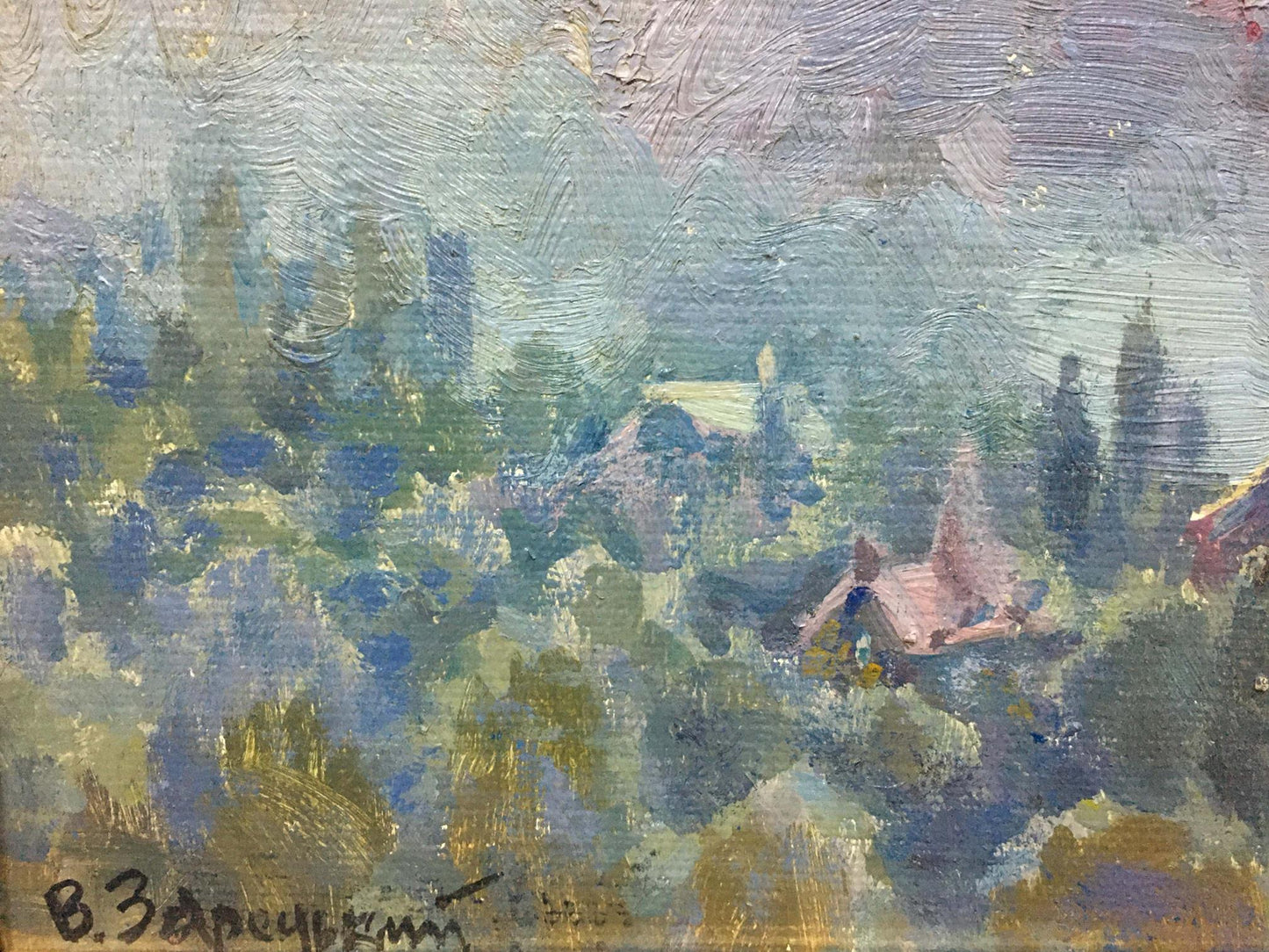 Oil painting Landscape Zaretsky Victor Ivanovich