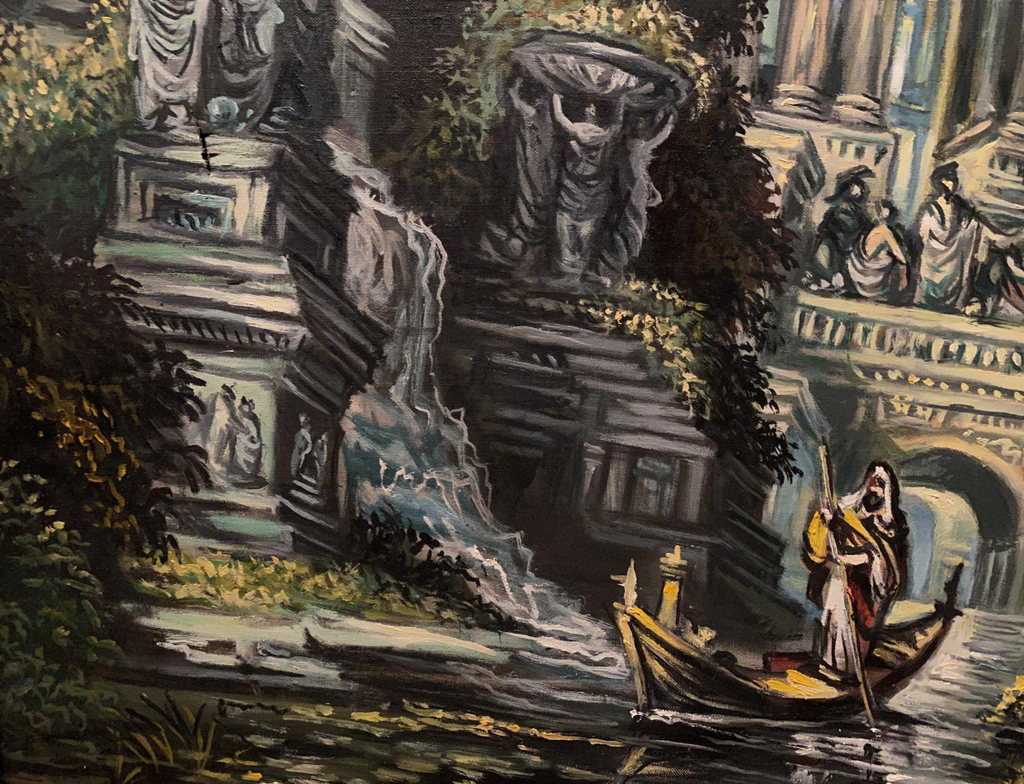 Oil painting Antiquity Alexander Arkadievich Litvinov