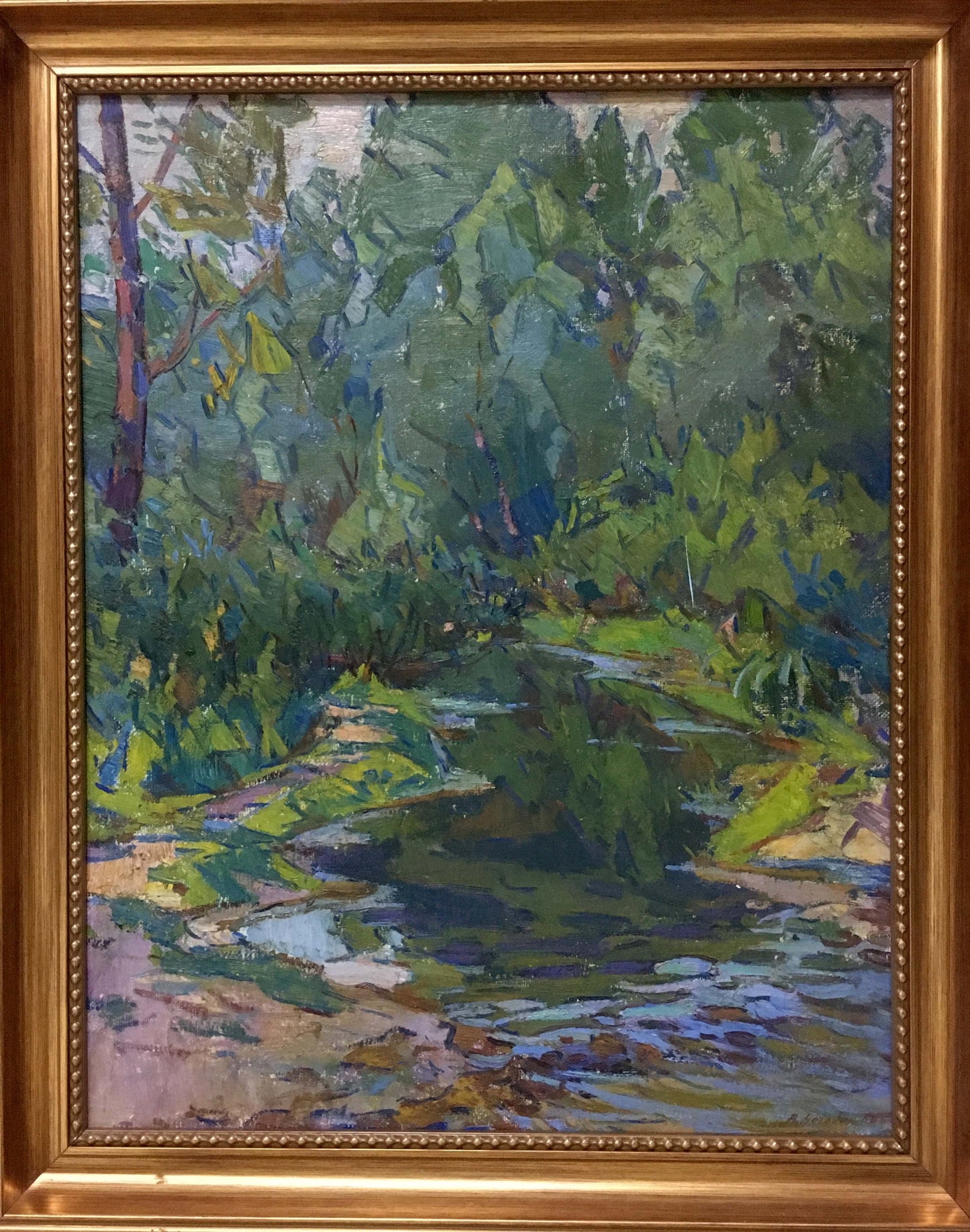 Oil painting Desna River Chegodar Vasily Dmitrievich