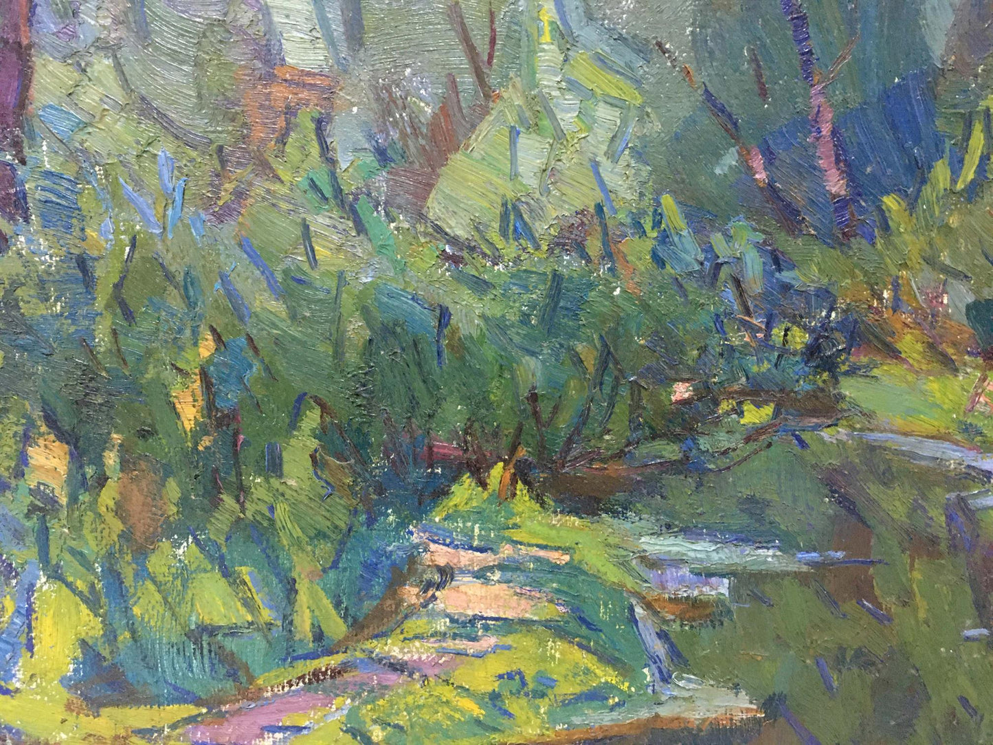 Oil painting Desna River Chegodar Vasily Dmitrievich