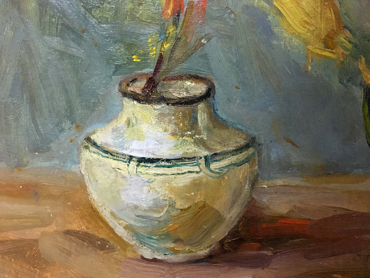 Oil painting Autumn flowers Kotlyar Taisiya Alexandrovna