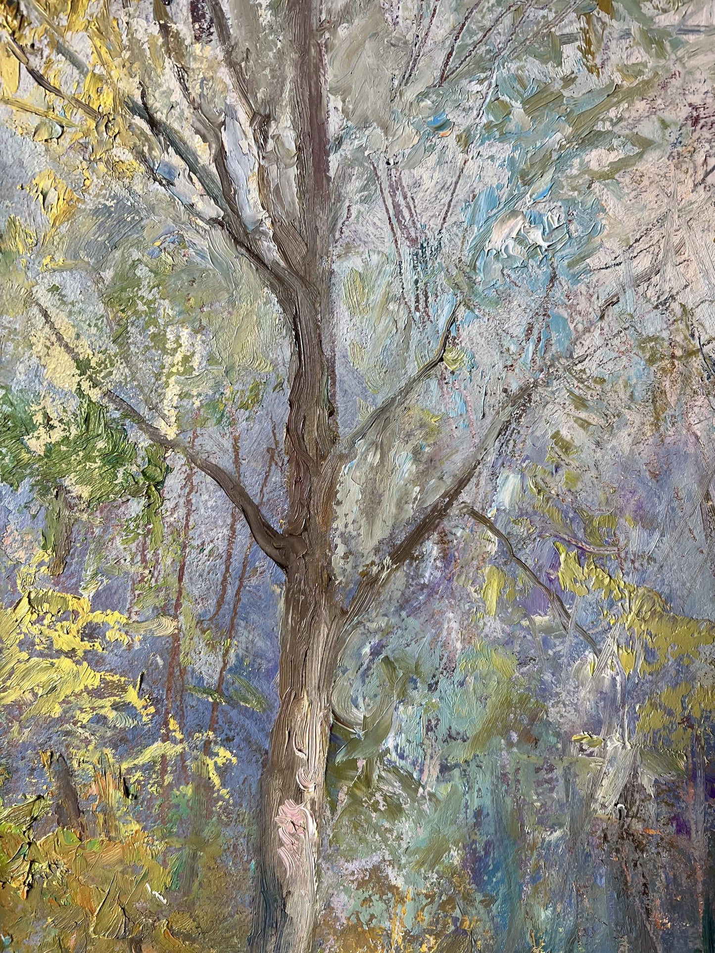 Oil painting park