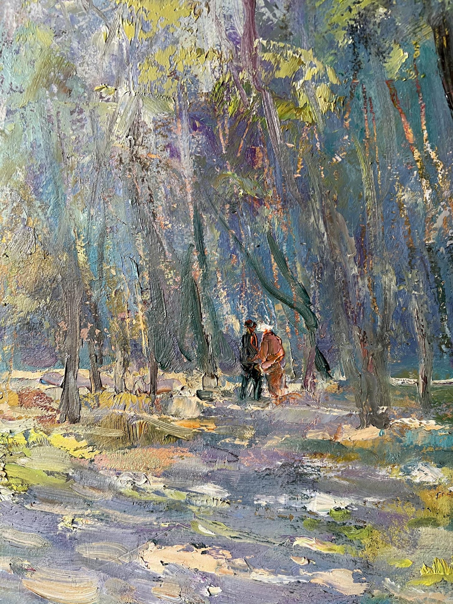 Oil Painting Summer Nature Landscape