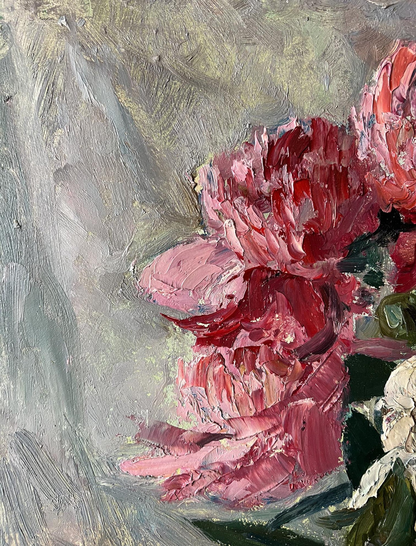 Oil painting Peonies