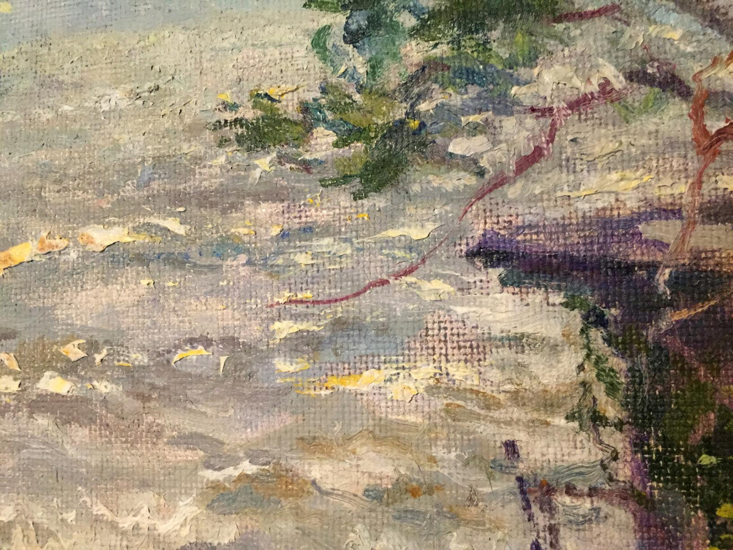 Oil painting Sea Gavdzinsky Albin Stanislavovich