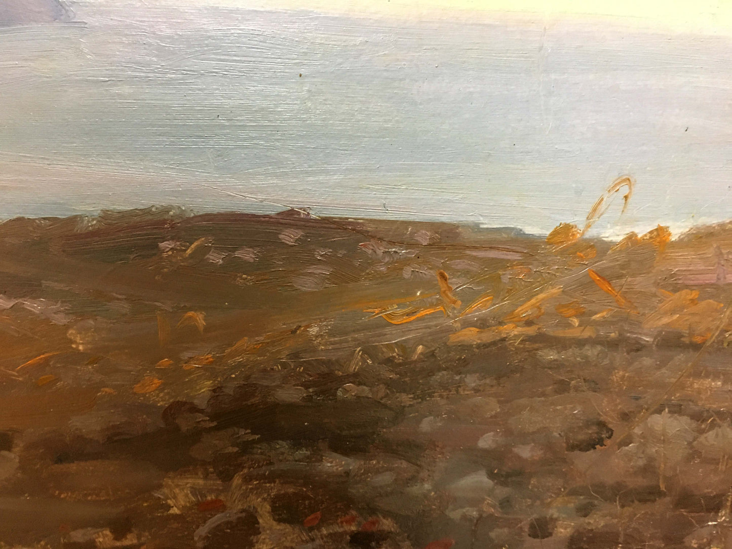 Oil painting Shore landscape I. V. Kisil