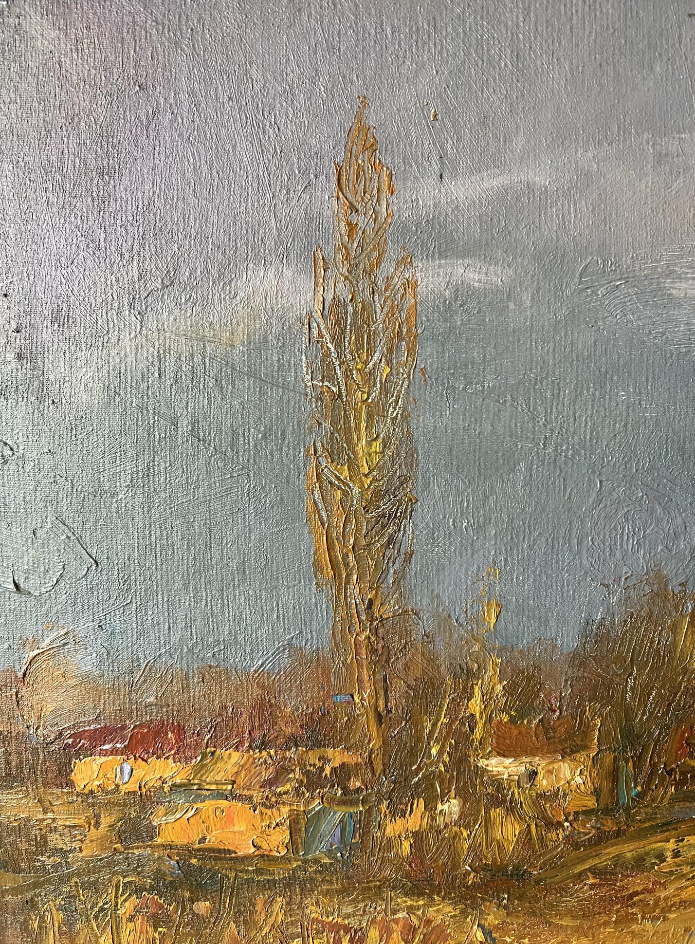 Oil painting morning