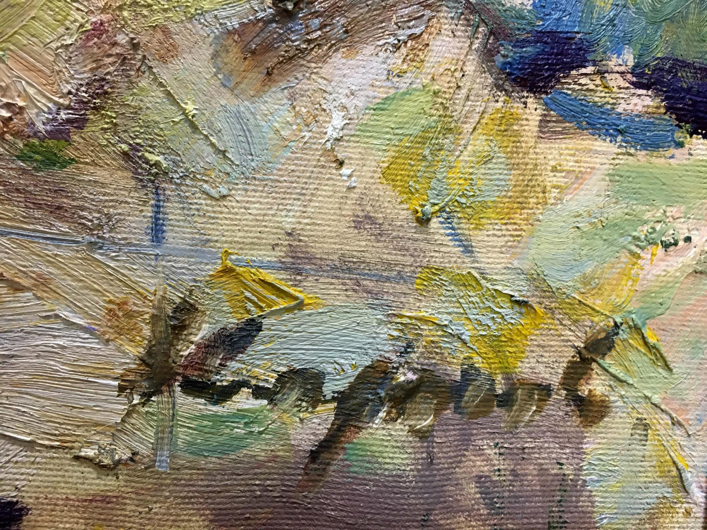 Oil painting In Port Karpov Nikolay Mikhailovich
