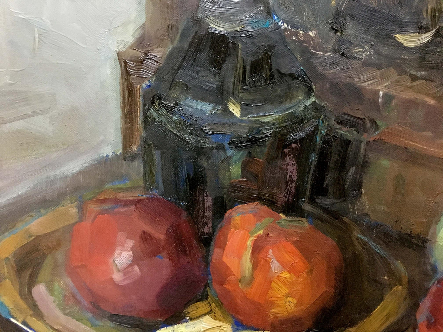 Oil painting For lunch Ryman Evgeny Nikolaevich