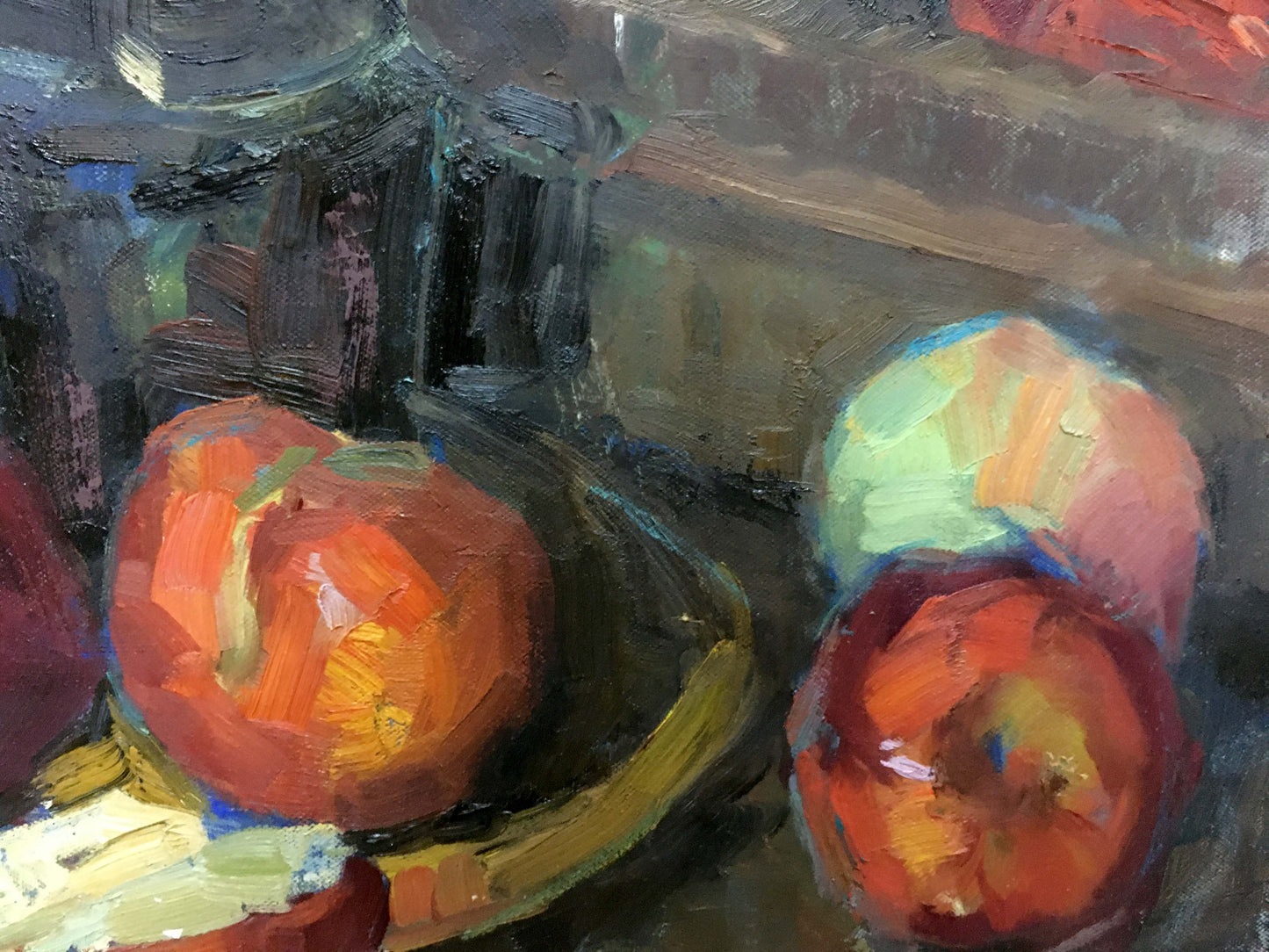 Oil painting For lunch Ryman Evgeny Nikolaevich