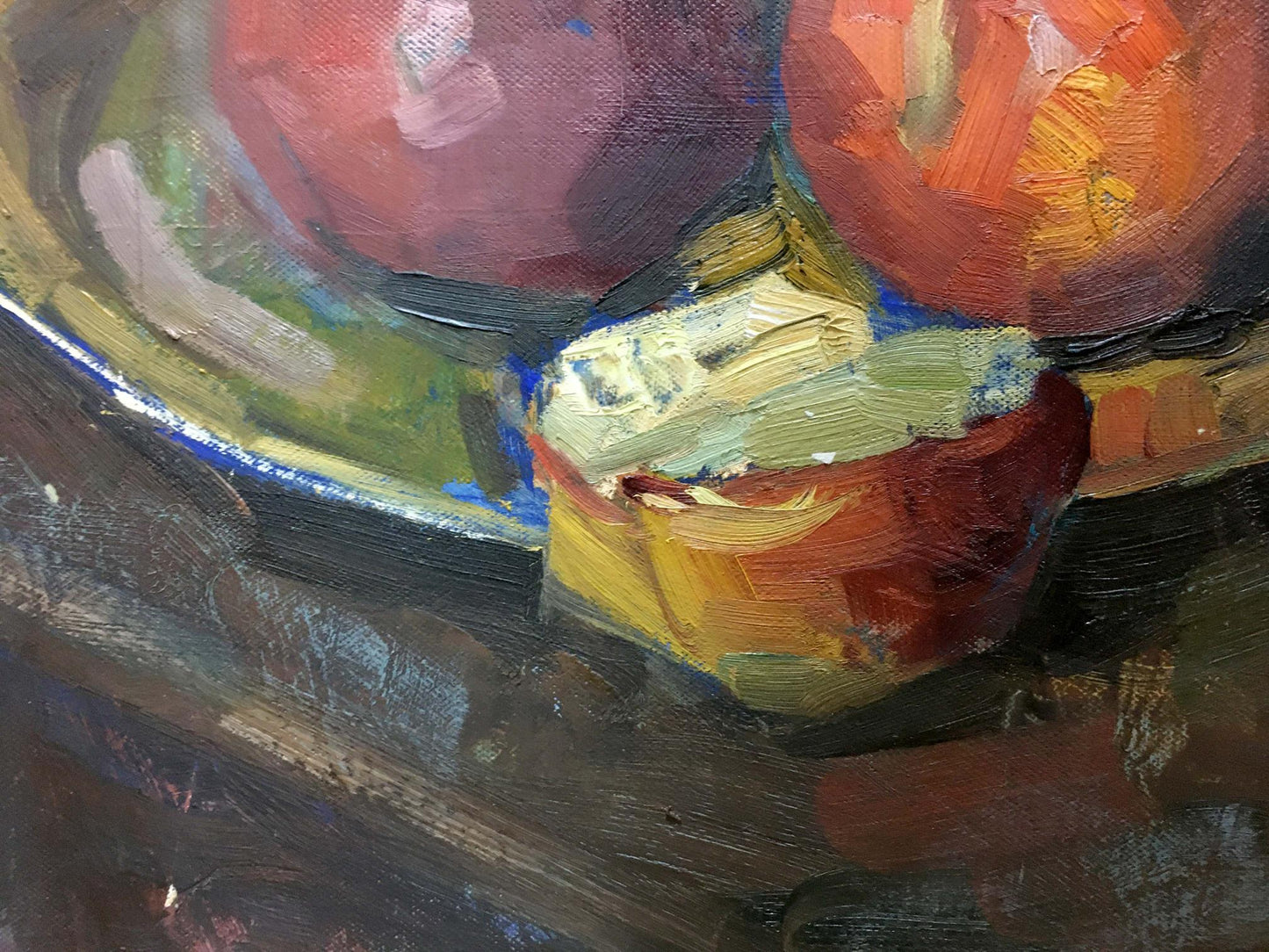 Oil painting For lunch Ryman Evgeny Nikolaevich