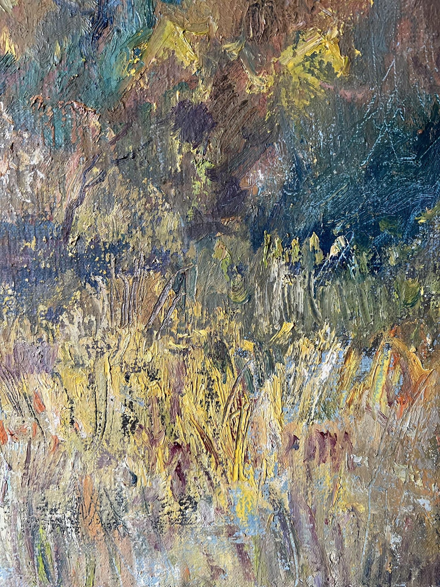 Oil Painting City Nature Landscape
