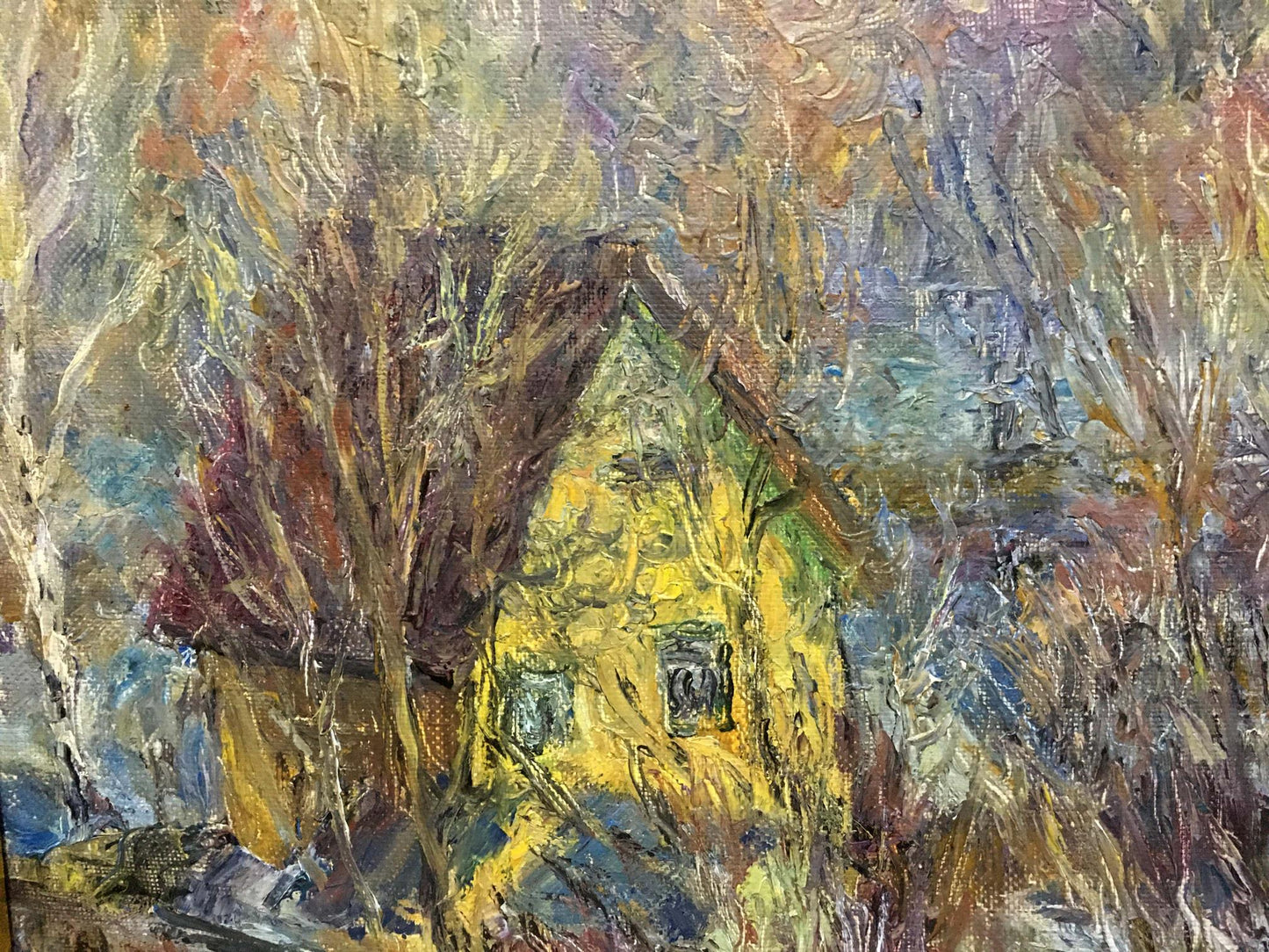 Oil paintint March Olga Sergeevna Otroshchenko