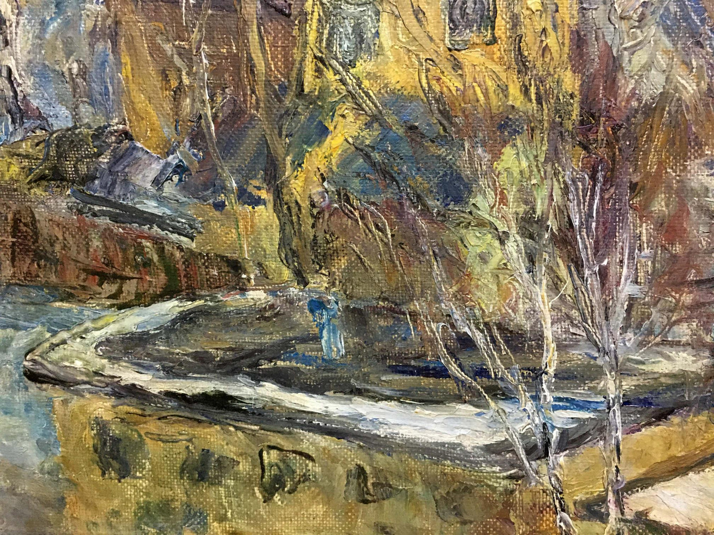 Oil paintint March Olga Sergeevna Otroshchenko