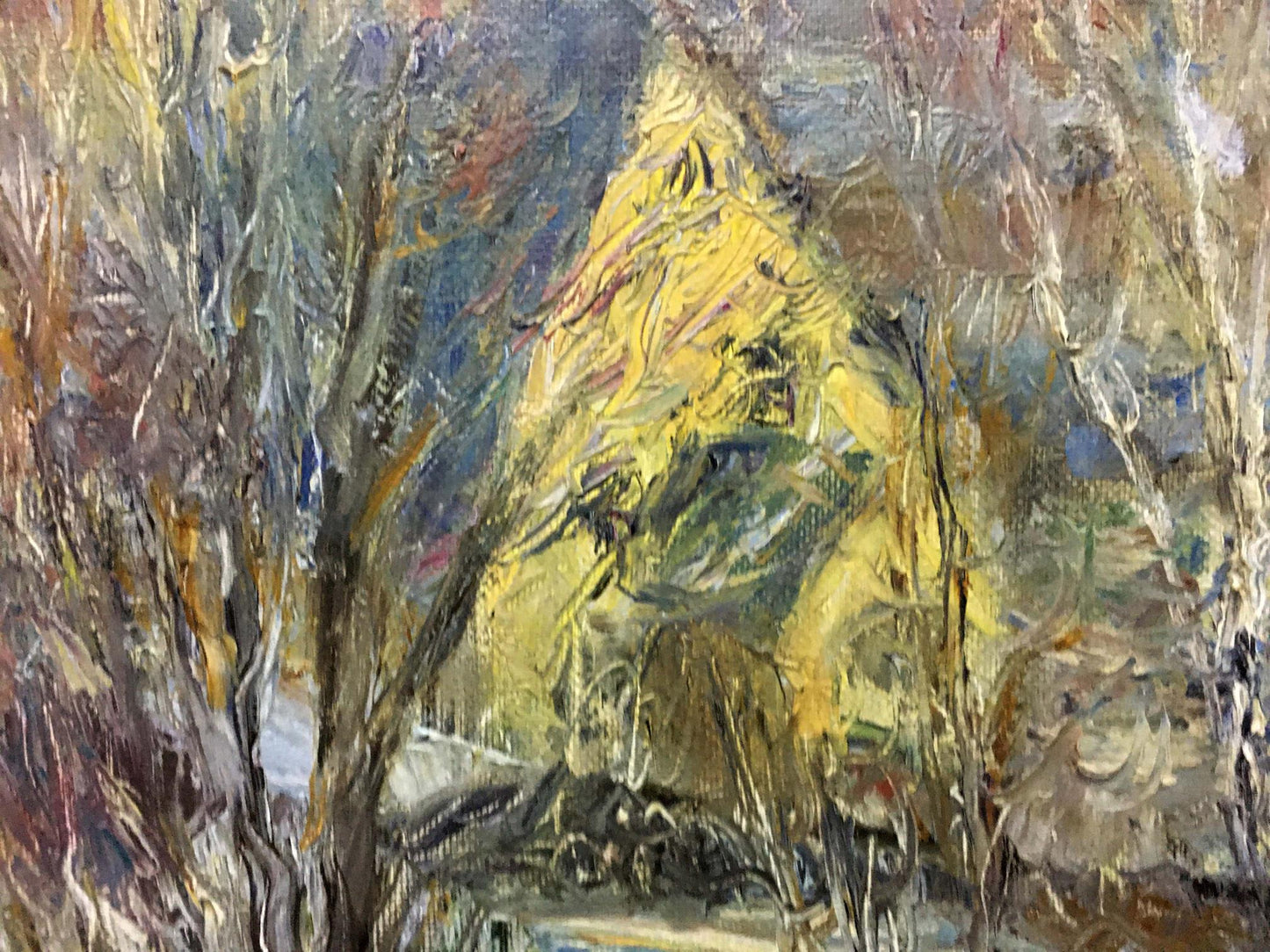 Oil paintint March Olga Sergeevna Otroshchenko