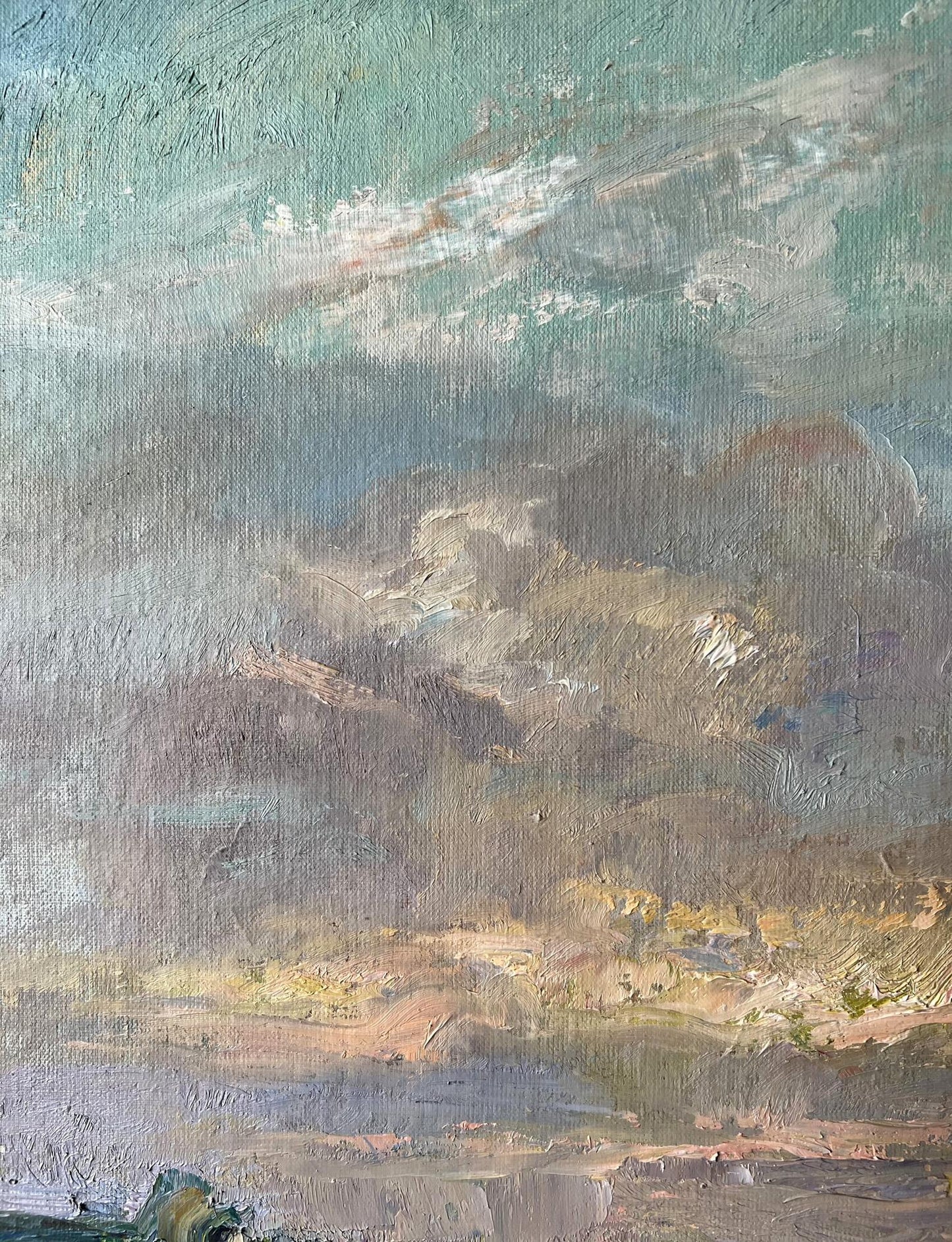 Oil painting Evening
