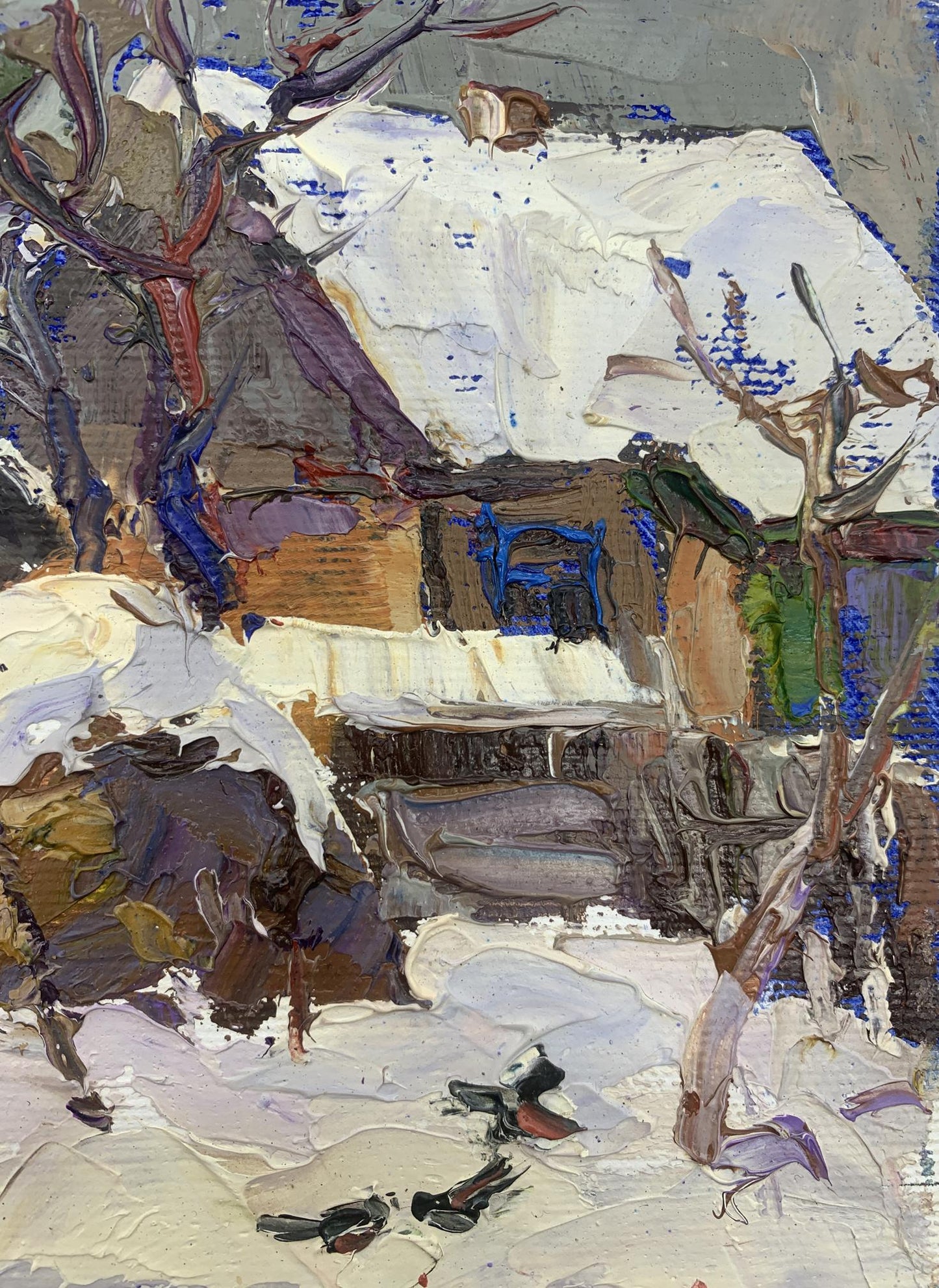Village Winter yard