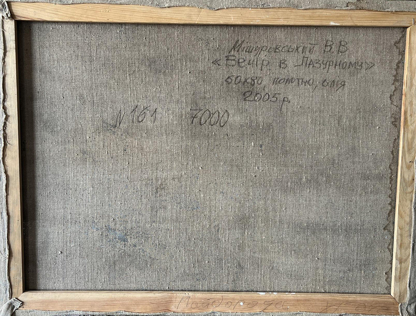 Backdrop of the painting