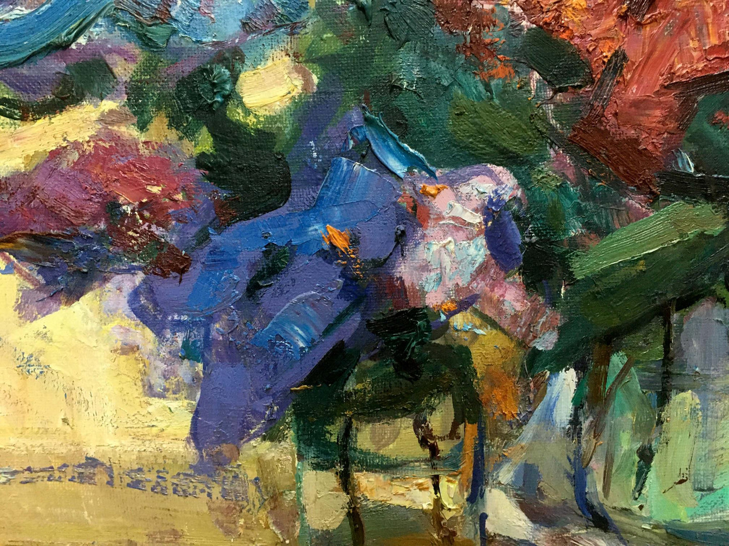 Oil painting Flower Zaborovsky Leonid Alexandrovich