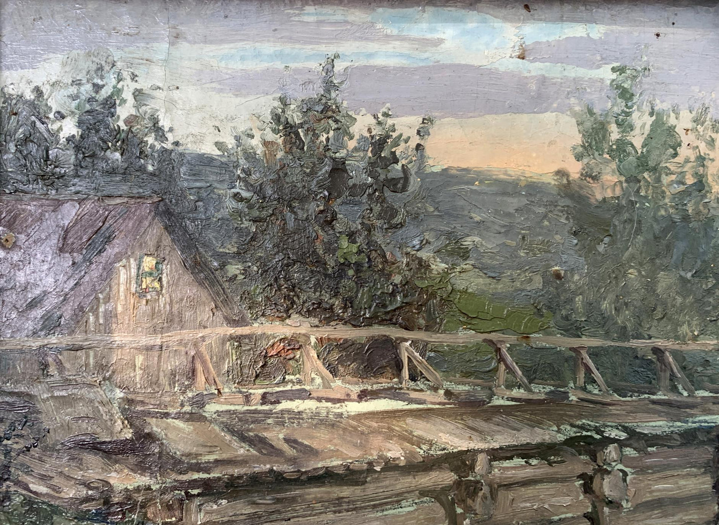 Oil painting Sunset A. Cherkas