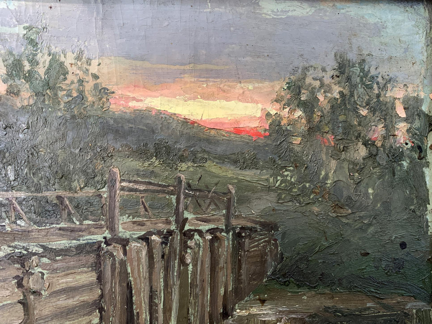 Oil painting Sunset A. Cherkas