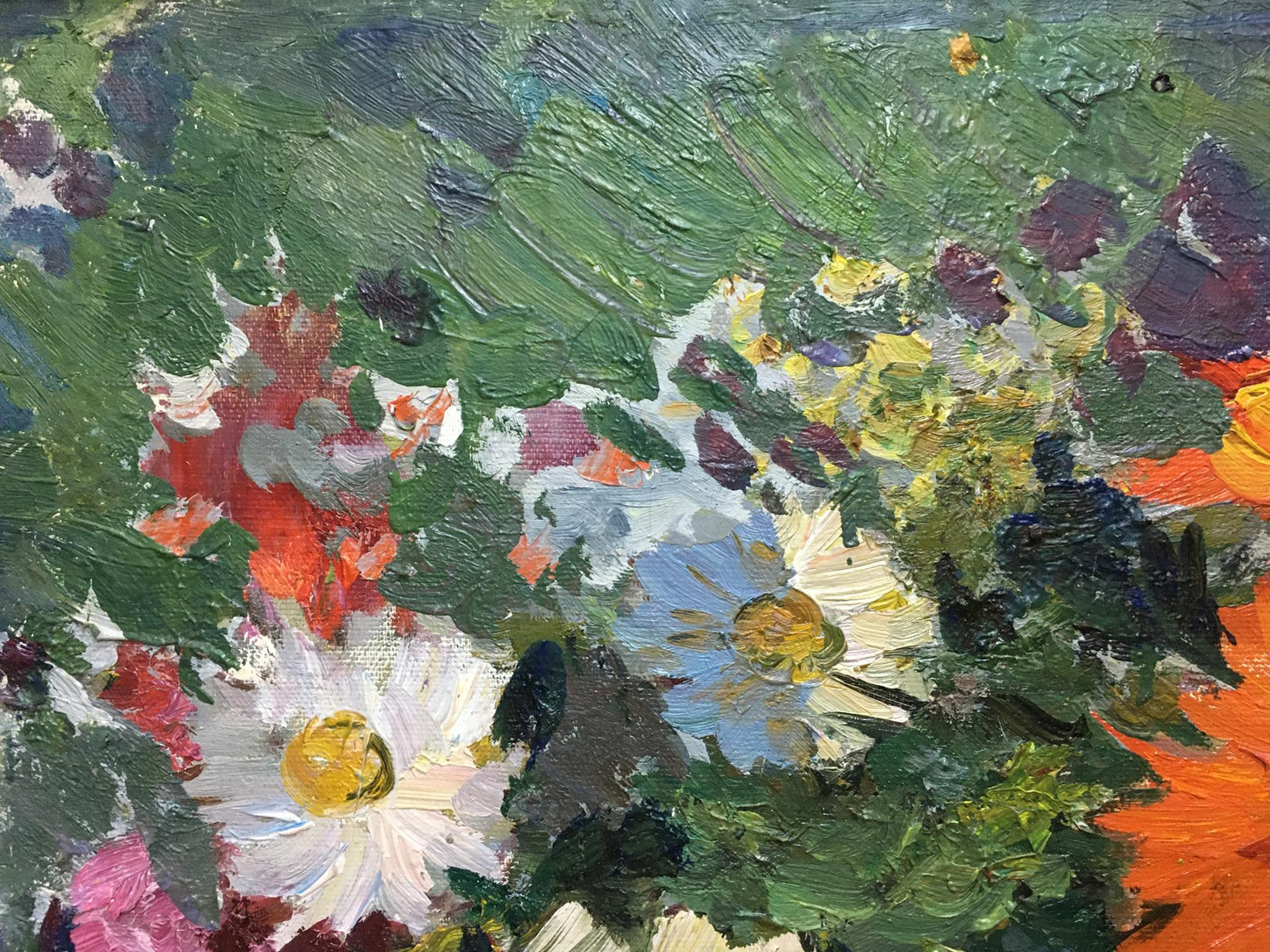 Oil painting Autumn flowers Khodchenko Lev Pavlovich
