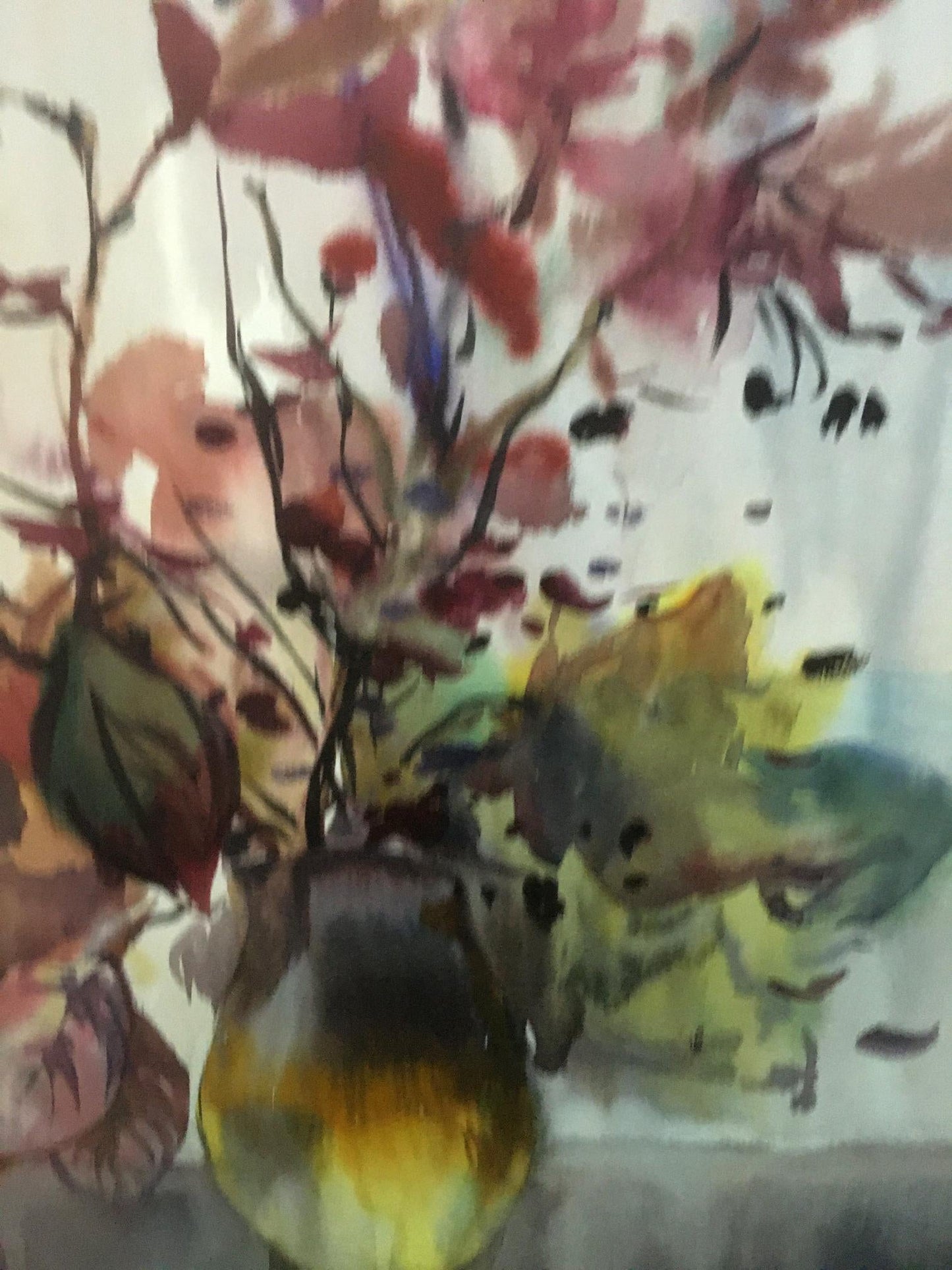 Watercolor painting Flowers Palazhchenko Irina