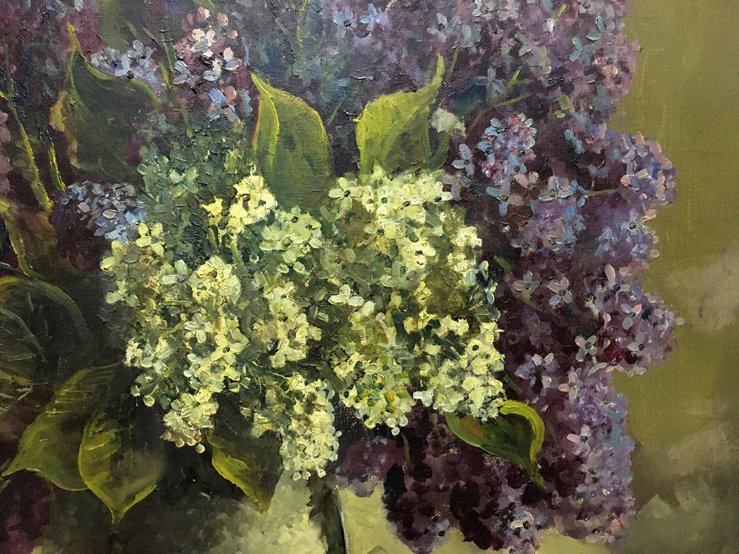 Oil painting Flowers Unknown artist