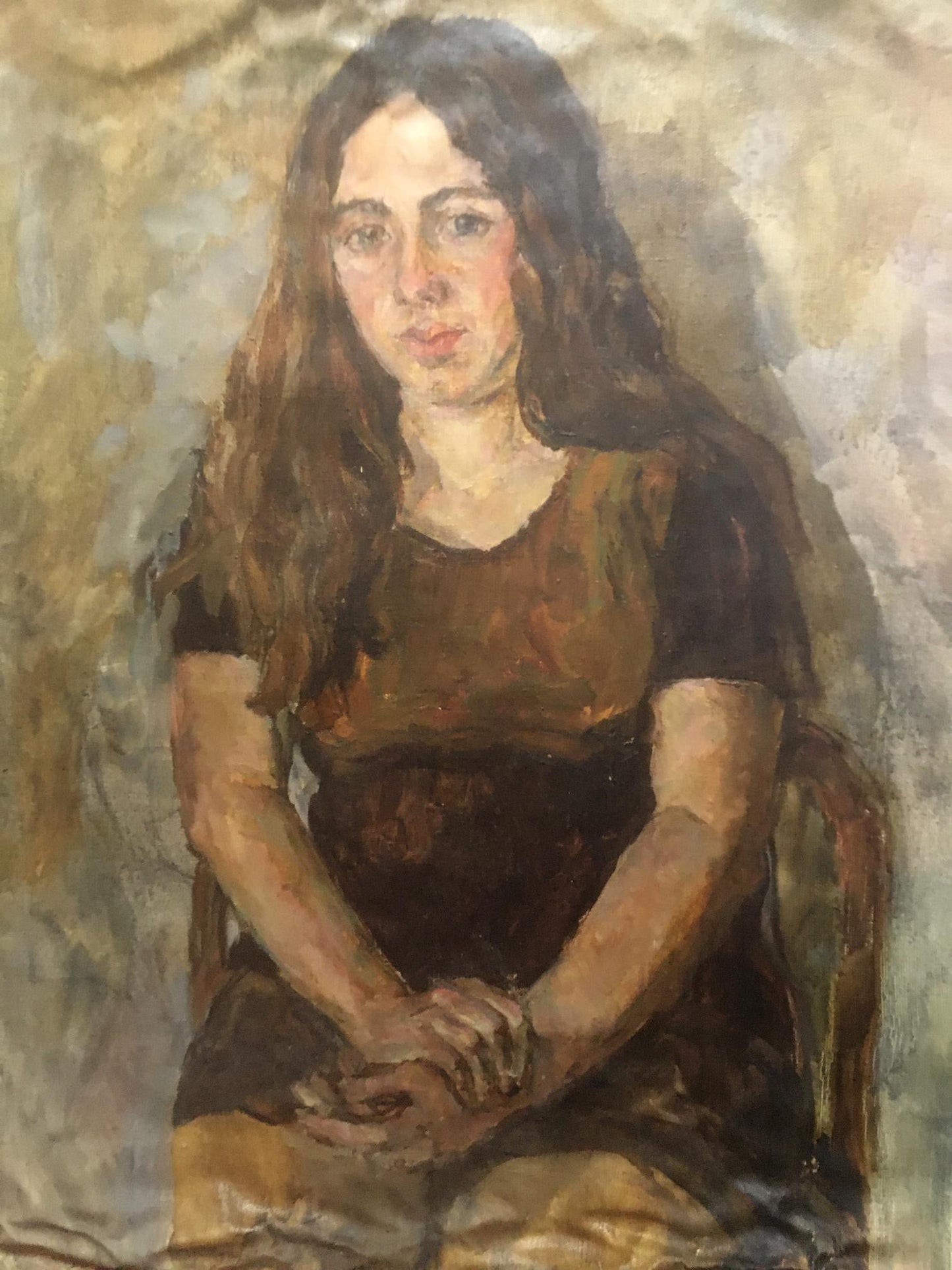 Oil painting Portrait of a girl Palazhchenko Irina