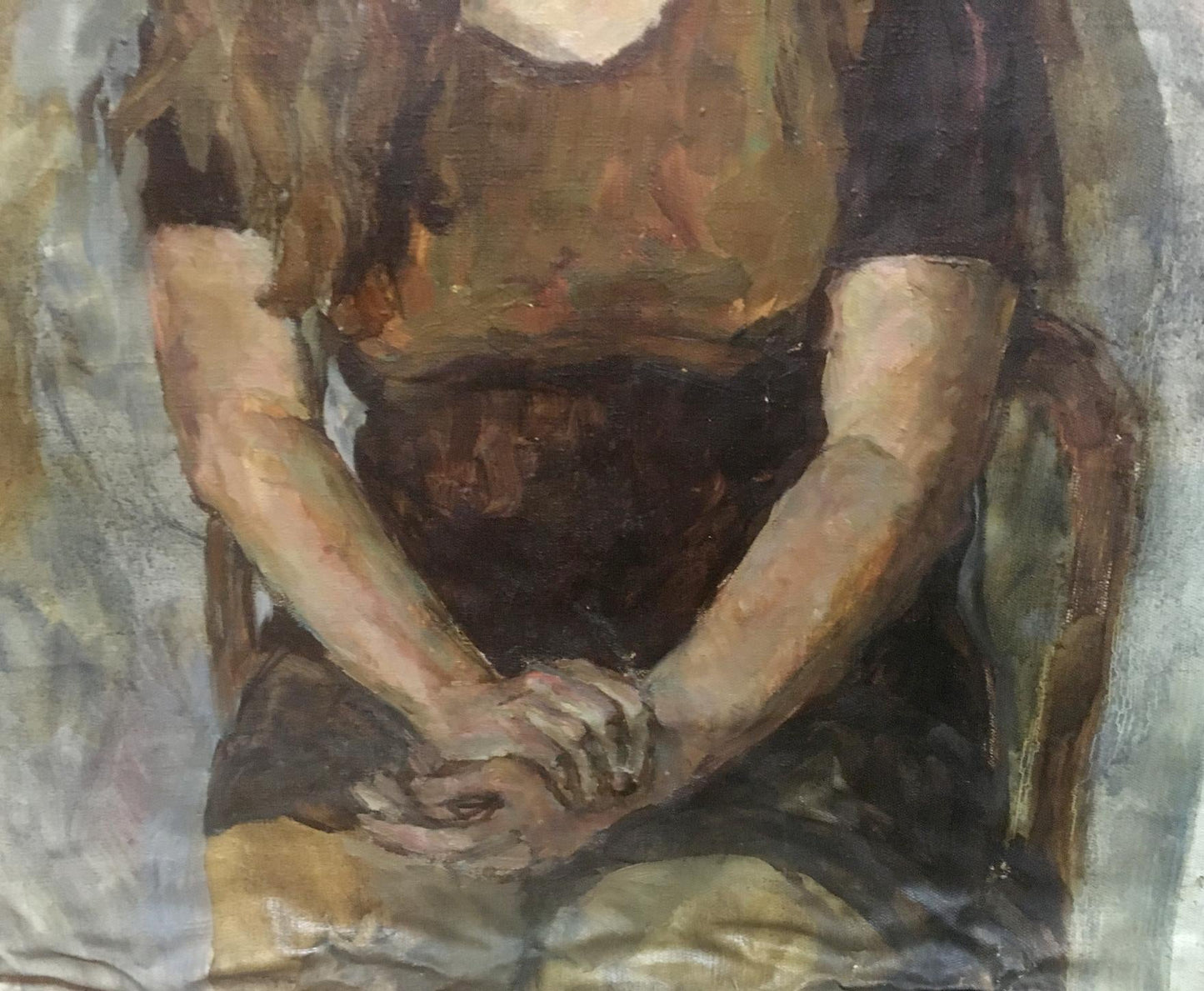 Oil painting Portrait of a girl Palazhchenko Irina