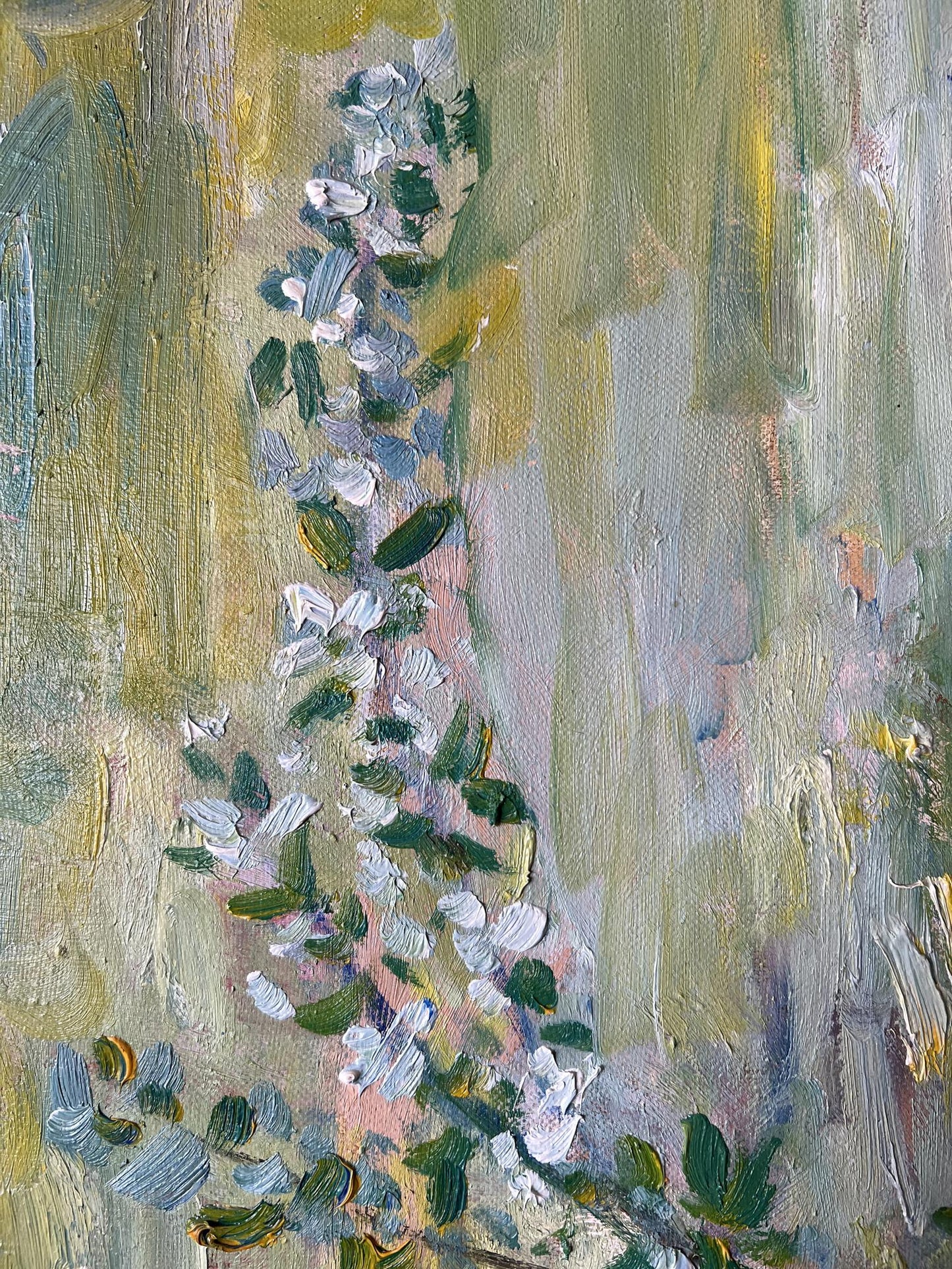 Oil painting Spring flowers
