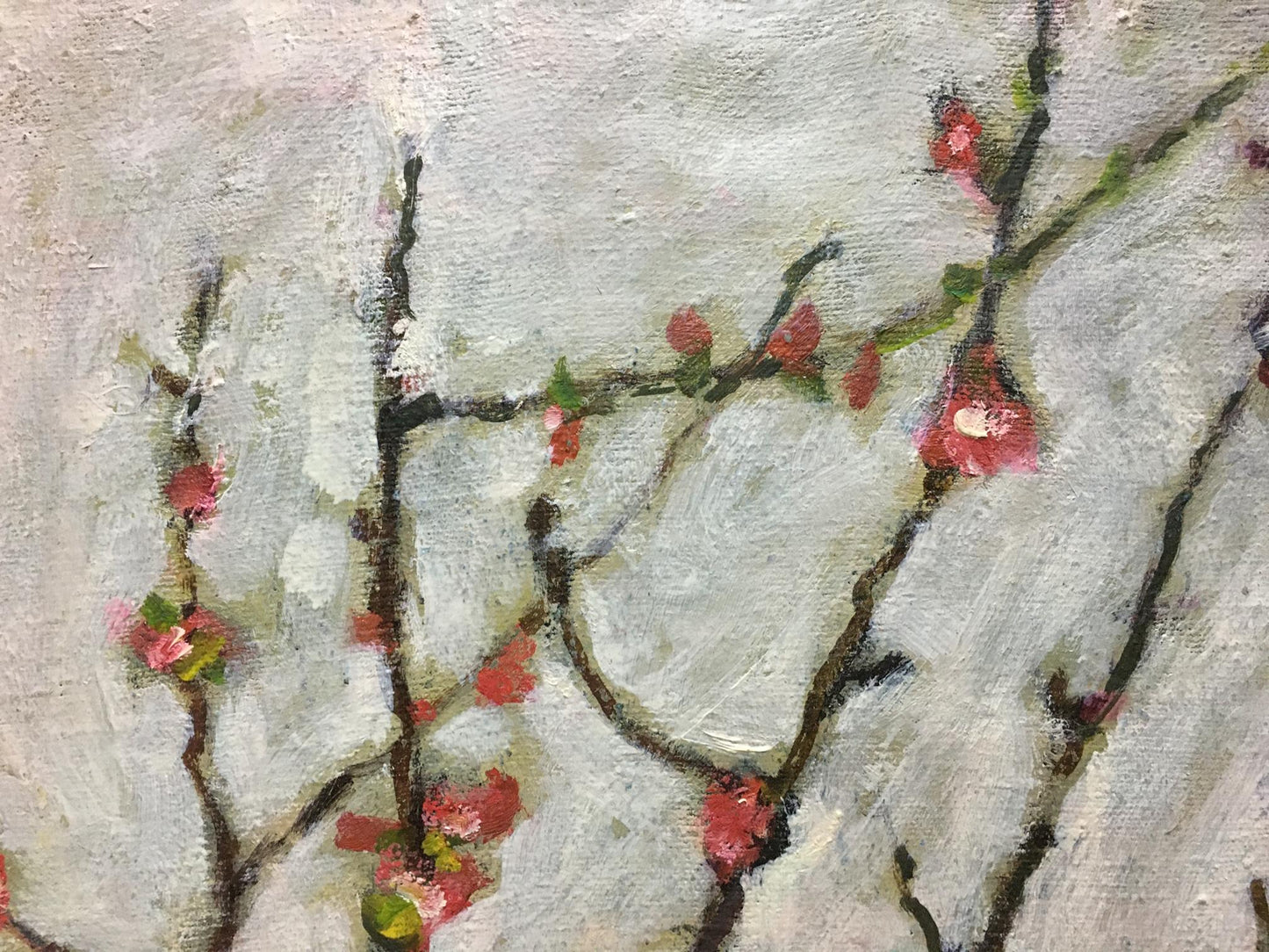 Oil painting Flowers are growing Volsky Petr Dmitrievich