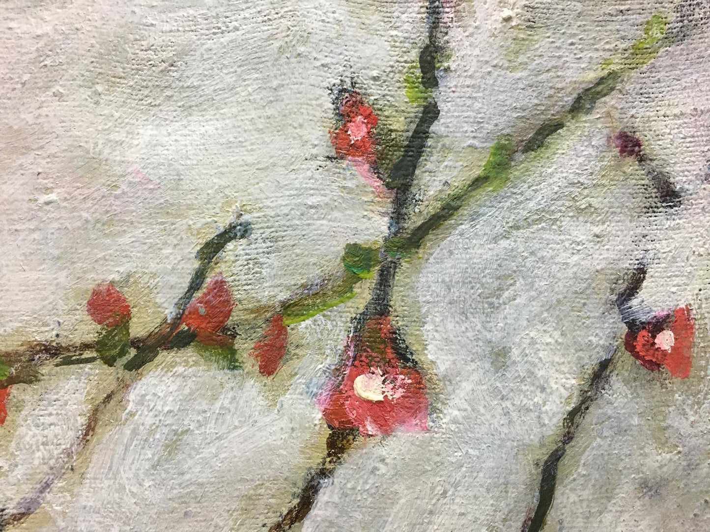 Oil painting Flowers are growing Volsky Petr Dmitrievich