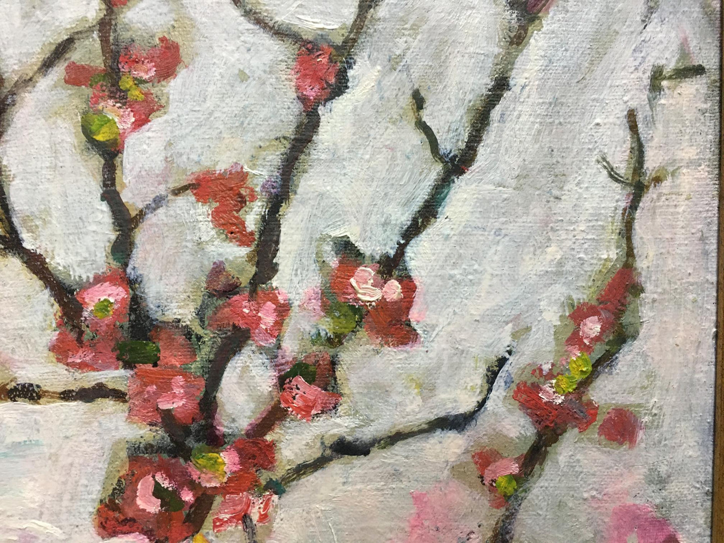 Oil painting Flowers are growing Volsky Petr Dmitrievich