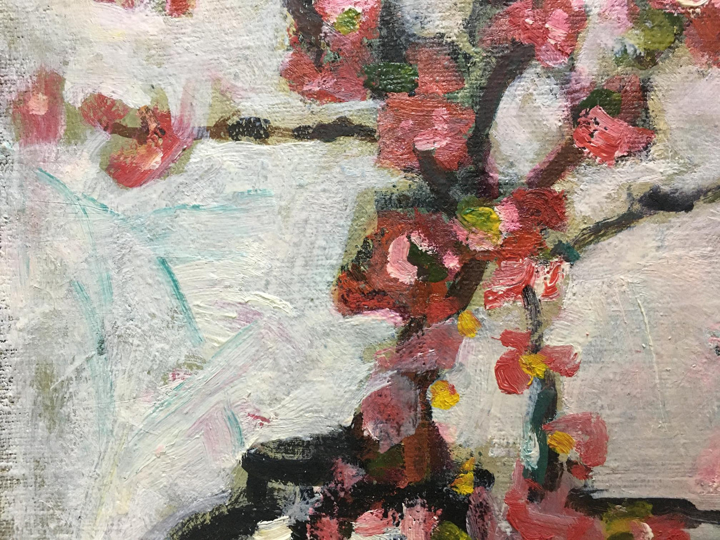 Oil painting Flowers are growing Volsky Petr Dmitrievich