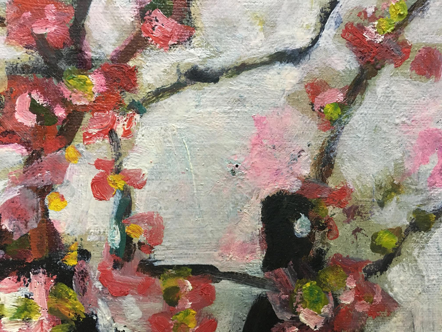 Oil painting Flowers are growing Volsky Petr Dmitrievich