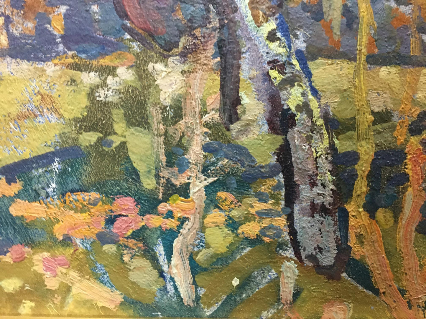 Oil painting Forest landscape Gaiduk Viktor Kirillovich