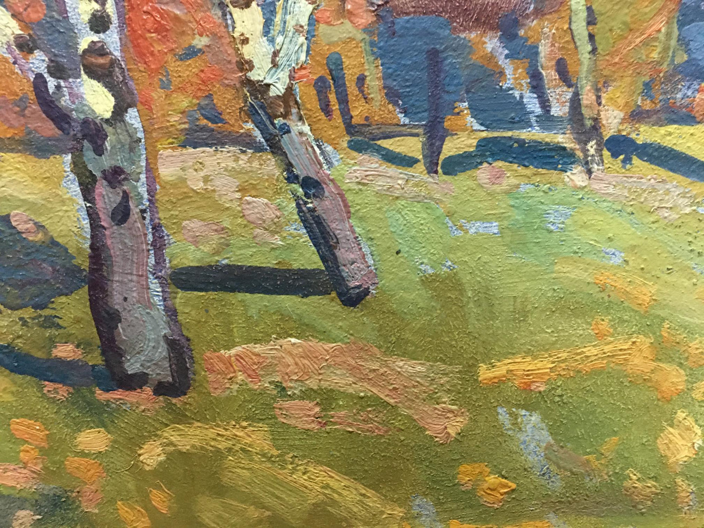 Oil painting Forest landscape Gaiduk Viktor Kirillovich