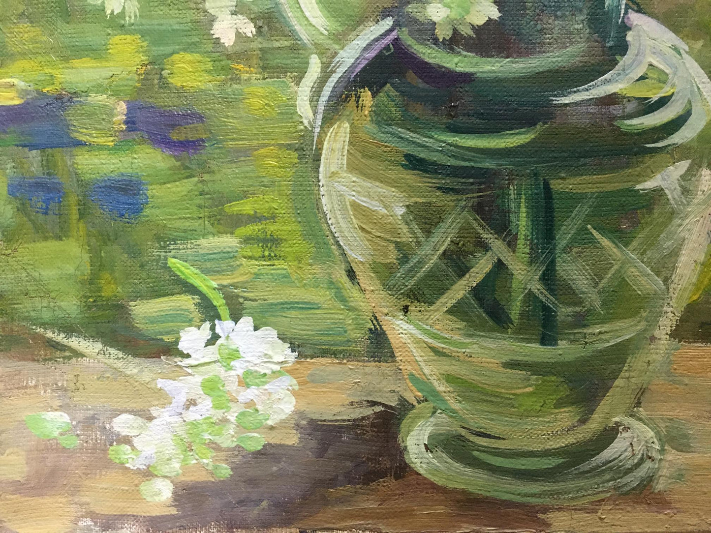 Oil painting Flowers Zorya (Zarya) Galina Denisovna